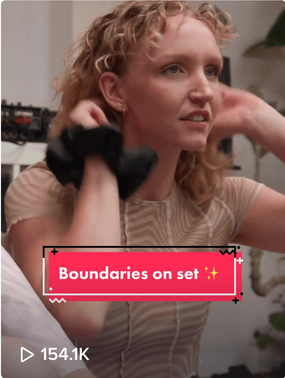 Setting boundaries on a porn set